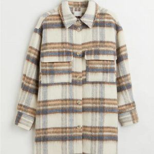 H&M Wool Blend Shirt Jacket/Shacket